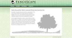 Desktop Screenshot of fencescapedesign.com
